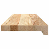 Window Sills 2 pcs Untreated 70x20x2 cm Solid Wood Oak 4009093