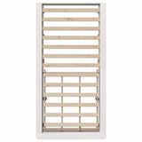Bed Frame White 80 x 200 cm Solid Pine Wood 3385737
