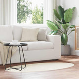 Area Rugs Oval HUARTE Cream 80 x 150 cm 100% Polyester 4103621