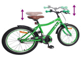 Kids Bike 18 Inches for 5-7 Years Old Green 42009530