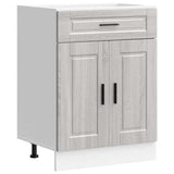 Kitchen Base Cabinet Porto Grey Sonoma Engineered Wood 853973