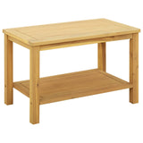 Side Table Oil Natural 70 x 40 x 45 cm Solid Acacia Wood 42026802