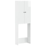Toilet Cabinet EDE High Gloss White 66 x 25.5 x 190 cm 896039