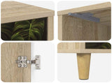 Bedside Cabinet ELBURG 2 pcs Sonoma Oak 36 x 33 x 50 cm 8007198