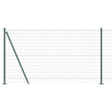 Welded Wire Fence with Concrete Base 10 x 1.2 m 3350813