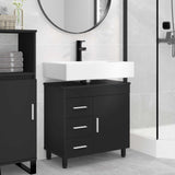 Bathroom Vanity Unit Black 60 x 35 x 60 cm Engineered Wood 889376