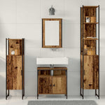 Bathroom Furniture Set 4 pcs Old wood 33 x 33 x 185.5 cm 3332594