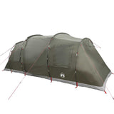 Camping Tent Tunnel 4-Person Olive Green Waterproof 4009413