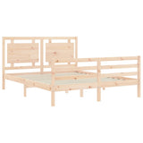 Bed Frame without Mattress 160x200 cm Solid Wood 3194061