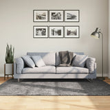 Rug HUARTE Short Pile Soft and Washable Anthracite 140x200 cm 375001