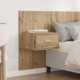 Headboard With Cabinet 3 pcs Artisan Oak Engineered Wood 3415864
