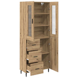 Highboard 2 pcs Artisan Oak 69.5 x 34 x 180 cm Engineered Wood 3415978