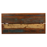 ZNTS Bar Table Solid Reclaimed Wood 150x70x107 cm 245441