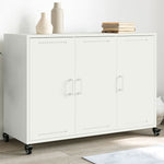 ZNTS Sideboard White 100.5x39x72 cm Steel 846685