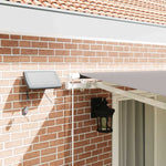 Retractable Awning with Manual Light grey 400 x 300 cm Fabric 3330640