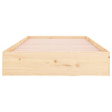 Bed Frame without Mattress Solid Wood 90x200 cm 820057