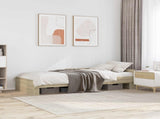 Bed Frame with Headboard Sonoma Oak 80 x 200 cm Engineered Wood 8009036
