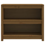 Book Cabinet Honey Brown 80x35x68 cm Solid Wood Pine 821677