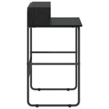 Desk with Storage Black Oak 80 x 50 x 91 cm 8008020