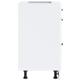 Kitchen Base Cabinet Lucca White Engineered Wood 854269