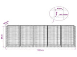 Gabion with 3.5 mm Wire and 10x10 cm Mesh 500x100x200 cm 3463444