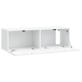Wall-Mounted TV Cabinet White 98 x 31 x 30 cm Engineered Wood 898555