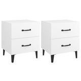 Bedside Cabinets 2pcs White 40x35x47.5 cm 811989