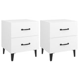Bedside Cabinets 2pcs White 40x35x47.5 cm 811989
