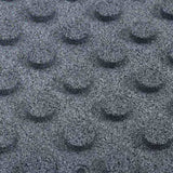Fall Protection Tiles 18 pcs Rubber 50x50x3 cm Grey 3096597