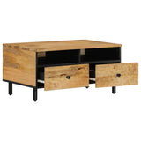Coffee Table 80x54x40 cm Solid Wood Mango 356904