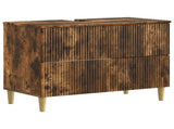 2 Piece Bathroom Cabinet Set ARNHEM Smoked Oak Engineered Wood 3417527