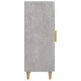 Sideboard Concrete Grey 34.5x34x90 cm Engineered Wood 812397