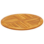 Table Top 80x2.2 cm Round Solid Wood Acacia 4004250