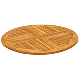 Table Top 80x2.2 cm Round Solid Wood Acacia 4004250