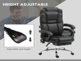 Six Point Vibrating Massage Office Chair - Black T3398P329443
