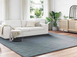 Anti-Slip Faux Rabbit Fur Rug OLITE Anthracite 240 x 240 cm 42021776