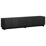 TV Stand 180 x 34.5 x 40 cm Black Engineered Wood 8011586