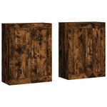 Wall Mounted Cabinets 2 pcs Smoked Oak Engineered Wood 3198014