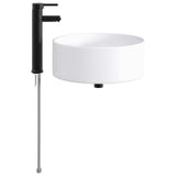 Bathroom Wash Basin Matte Black 40.5 x 40.5 x 15.5 cm Metal 890241