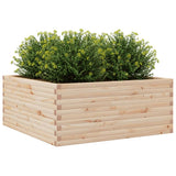 Garden Planter 110x110x46 cm Solid Wood Pine 3282434