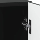 Bedside Cabinet Black 43 x 34.5 x 50 cm Engineered Wood 894567