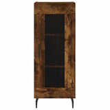 Highboard Smoked Oak 34.5x34x180 cm Engineered Wood 3199446