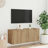 TV Cabinet Wall-mounted Artisan Oak 100x30x41 cm 857671