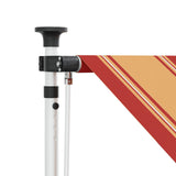 Manual Retractable Awning Multicolour 300 x 115 x 300 cm 42037062
