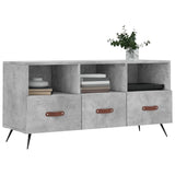 TV Cabinet Concrete Grey 102x36x50 cm Engineered Wood 829008