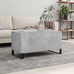 ZNTS Coffee Table Concrete Grey 90x44.5x45 cm Engineered Wood 830984