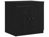 Bathroom Furniture Set Black Oak Engineered Wood 3404251