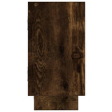 Wall Cube Shelf 5 Compartments Smoked Oak Engineered Wood 859999