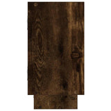 Wall Cube Shelf 5 Compartments Smoked Oak Engineered Wood 859999