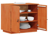 Sideboard Wax Brown 65.5 x 40 x 75 cm Solid Pine Wood 867970